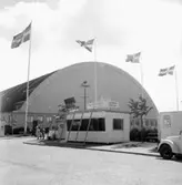 Utställning på Idrottshuset.