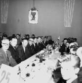 Oscarias 50 årsjubileum.Interiör, grupp.