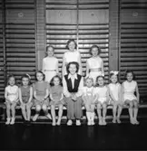 Gymnastik, flickgrupp.
Karlslunds Idrottsförening (K.I.F.)