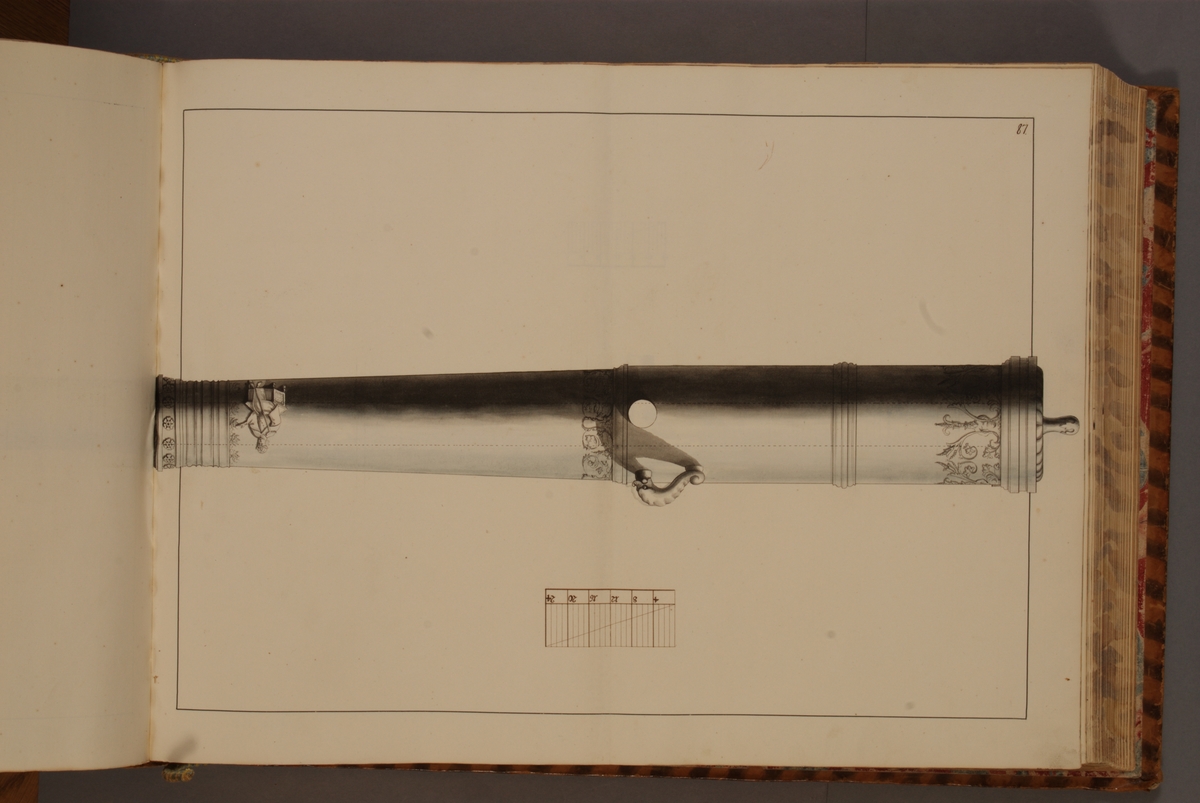 Kjell Hedberg, Image depicting Russian trophy taken from Novgorod on 10 July 1614. Included in volume with depicted older Swedish fire pipes kept on fortresses and fire pipes conquered in the years 1598-1679.