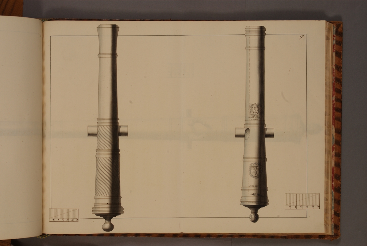 Kjell Hedberg, Image depicting Spanish trophies taken at Mainz in 1632. Included in volume with depicted older Swedish fire pipes kept on fortresses and fire pipes conquered in the years 1598-1679.