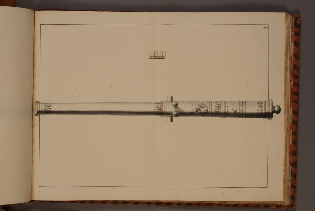Kjell Hedberg, Image depicting trophy of unknown nationality. Included in volume with depicted older Swedish fire pipes kept on fortresses and fire pipes conquered in the years 1598-1679.
