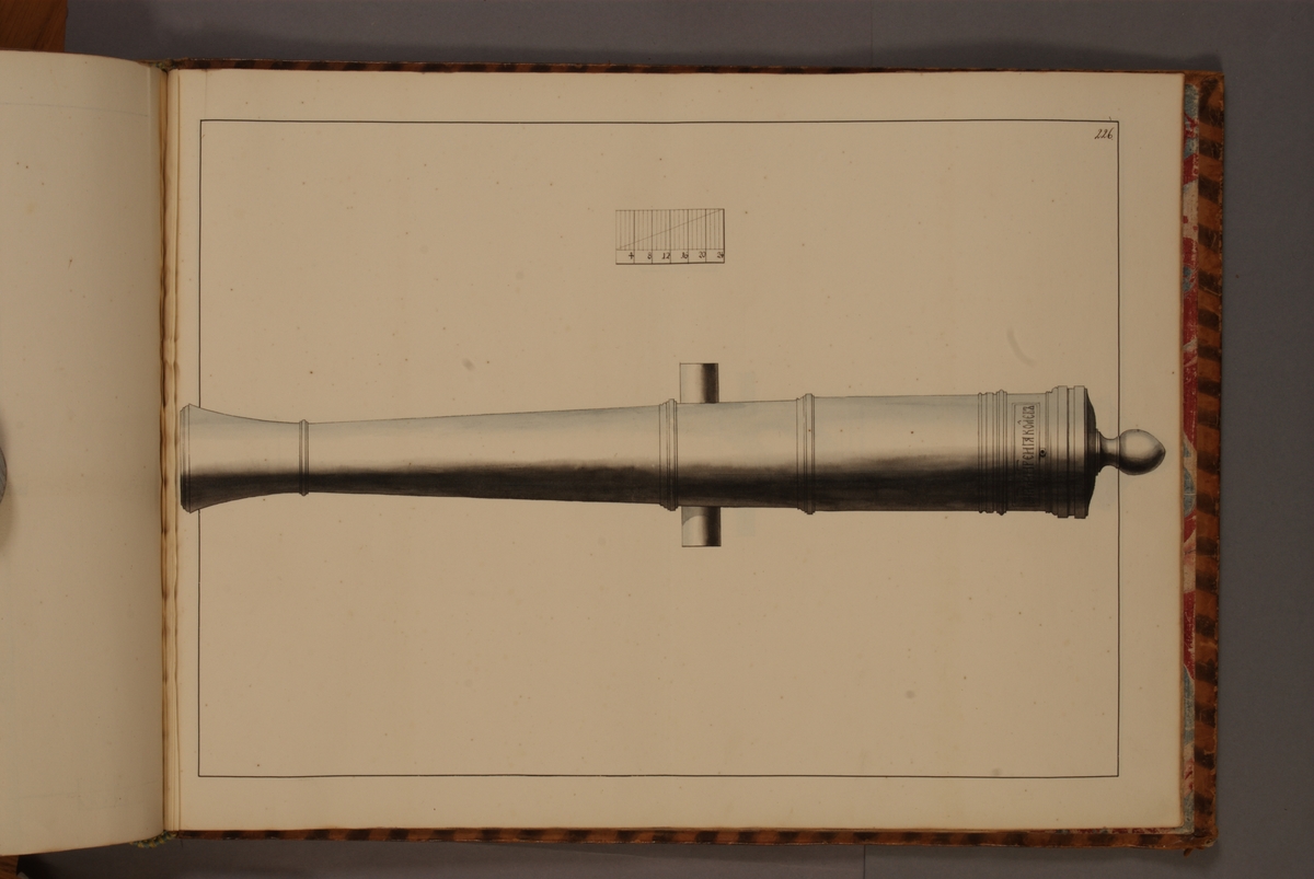Kjell Hedberg, Image depicting trophy of unknown nationality. Included in volume with depicted older Swedish fire pipes kept on fortresses and fire pipes conquered in the years 1598-1679.