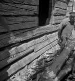 Kullängsstugan, exteriör.24 juli 1939.