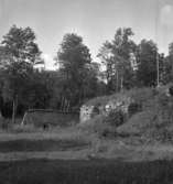 Grecksåsar, mur (ruin, fornlämning).
8 juli 1943.