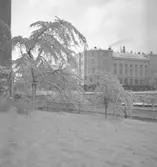 Örebro, Stora Hotellet, exteriör.
28 december 1949.