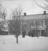 Nora Prästgård, exteriör.
31 januari 1950.