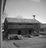 Siggebohyttans bergsmansgård, exteriör.
27 oktober 1954.