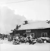 Branden vid Finnhyttan, brandkår, brandsläckning.