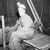 Osjöbergs gruvor, en gruvarbetare.