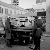 Brandkåren i Ställdalen, brandsläckningsarbete, brandmän.