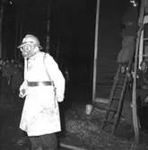 Brandkåren i Ställdalen, brandsläckningsarbete, brandmän.