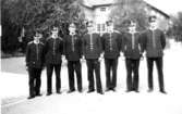 Ekjö 1937. Rekryter på sjukvårdsutbildning. Lars är nr två från vänster. Nr 1 från vänster kallades 