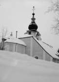 Leksands kyrka, exteriör.
Dalarna