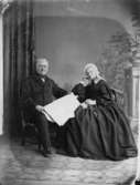 Ett par.
Wilhelmina Lagerholms föräldrar: Anna Elisabeth (Ann Lisette) Lagerholm (född Ekman) och Nils Fredrik Wilhelm Lagerholm (1791-1866).