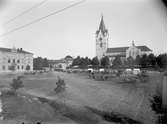 Nora kyrka, exteriör från söder.