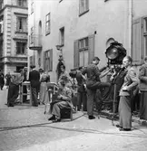 Filminspelning i Gamla Stan Stockholm