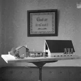 Modell på Huskvarnas nya missionshus.