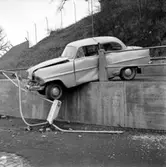 Bilolycka på Jönköpingsvägen i Huskvarna.