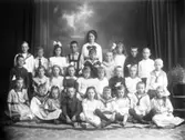 Skolfoto. Skolklass.