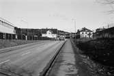 Labackavägen i riktning mot Kållereds centrum, år 1984