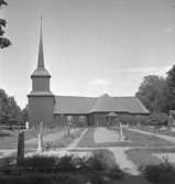 Nysunds kyrka, exteriör.
15 augusti 1938.