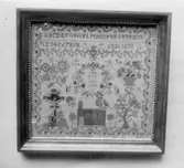 Ramad märkduk visad på en utställning