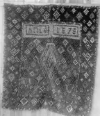 Ryatäcke visat på en utställning