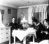 Torsten Fält, Inga och Hildur Samuelsson.