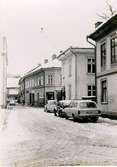 Rådhusgatan 17-19. Från nordväst. Rivningen 1969.