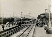 Falköping-Ranten. Bangården, foto sommaren 1928.