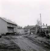 Foto från Trädgårdsgatan, hörntomten Östertullsg/Storg. gårdssida.