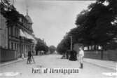 Parti av Järnvägsgatan, nuvarande S:t Olofsgatan.