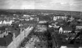 Stadsvy över Örebro.
Bilden tagen från Nikolaikyrkans torn.