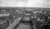 Stadsvy över Örebro.
Bilden tagen från Nikolaikyrkans torn.