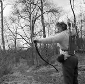 En bågskytt den 19 april 1959.