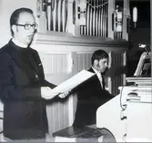 Sång- och musikgudstjänst av Uno Mårtensson och Ingemar Wahlberg i Gudhem.