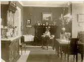 Heminteriör hos grosshandlare C.H. Gustafsson.