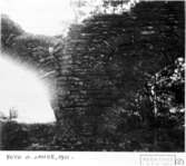Ruinen före utgrävningen 1928.