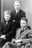 Bröderna Gösta, Erik och Fritz Hagelin.