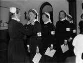 Sjuksköterskeinvigning i Uppsala 1942