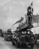 Brandbil vid Gamla Torg 6/12-12/12-1964, Gunnar Andersson.