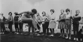 Längdhopp Gun Britt Olofsson 1950-tal.