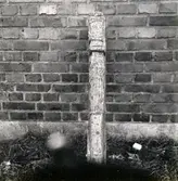 Falköpings Tidnings tomt. Fynd av en ornerad kalksten.