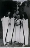 Kulturhistorista festtåget och Festspelet i Falköping den 5 augusti 1934. Nunnor med radband.