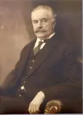 Reinhold Frithiof Fredriksson, linjeingenjör. Foto från 60-årsdagen 1930.