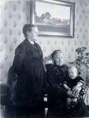 Fru Anna Andersson på Seltorp med mor och dottern Ann-Mari.
