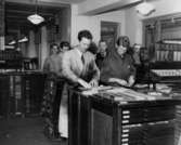 Sätteri 1958? Längst till höger Lennart ”Box” Nilsson.