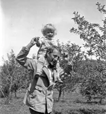 John Bauer med sonen Bengt 