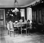 Göthlinska gården, interiör av matsalen.
Augusti 1964.